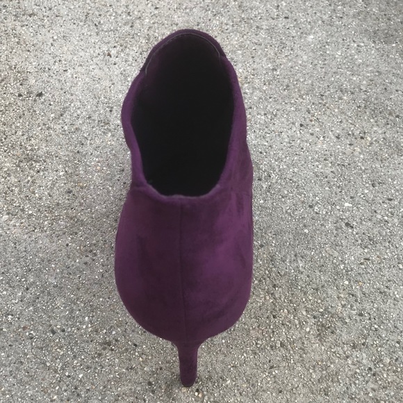 LAST ONE! 7.5  Purple Sock BOOTIE with 3 inch heel - Picture 4 of 6